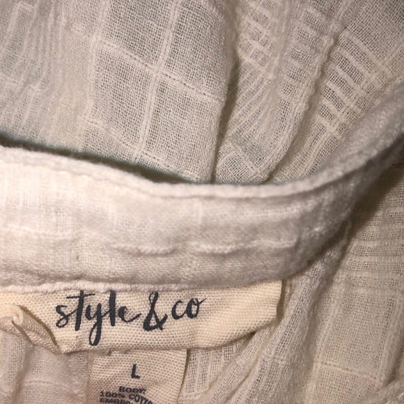 Style & Co large floral boho blouse - Picture 4 of 5